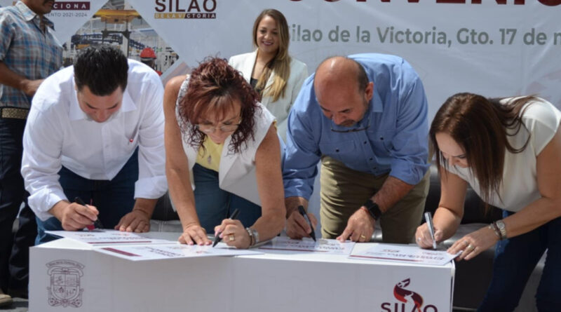 Municipio de Silao y empresa trasnacional firman convenio para mejorar la calidad de vida de familias.
