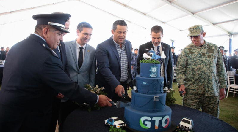 «Hoy Guanajuato es más seguro», destaca Diego Sinhue durante aniversario de la policía estatal.