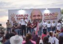 Carlos García Villaseñor promete centro de salud en Refugio de los Sauces.