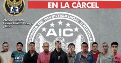 Sentencian a prisión a 8 extorsionadores que operaban en 5 municipios de Guanajuato.