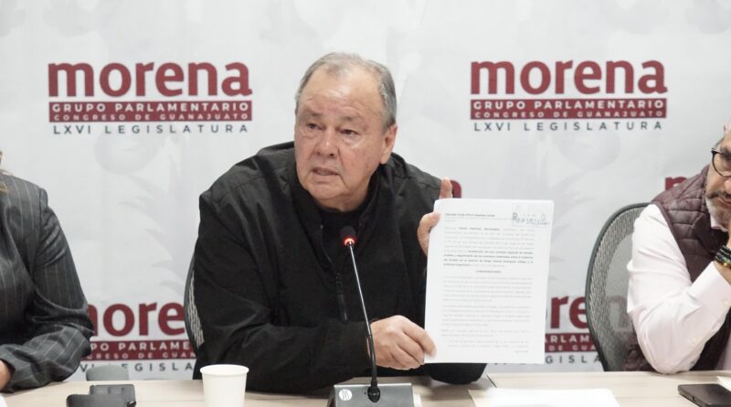 Diputados de Morena piden creación de comisión para investigar corrupción en sexenio de Diego Sinhue.
