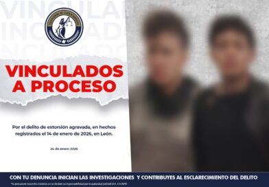 Vinculan a proceso penal a dos sujetos que intentaron extorsionar a un comerciante en León.