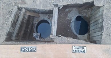 Aseguran 50 mil litros de combustible almacenado bajo tierra en predio de Villagrán.