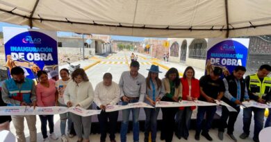 Melanie Murillo inaugura obras de pavimentación y drenaje en tres comunidades de Silao.