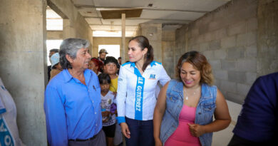 Alejandra Gutiérrez coloca primera piedra de proyecto habitacional de interés social para 580 familias.