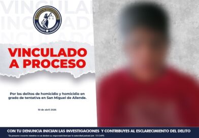 Detienen en San Miguel de Allende a sujeto que atacó a balazos a cuatro personas, entre ellas 2 menores de edad.