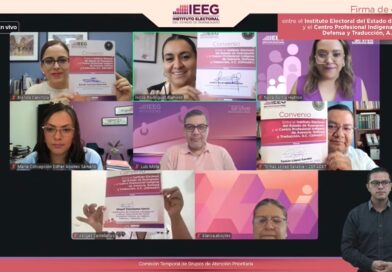 IEEG firma convenio de colaboración con centro indígena para ejercer derechos político electorales.