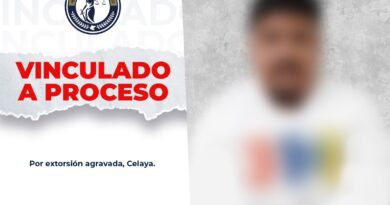 Detienen y vinculan a proceso a presunto extorsionador de comerciantes en Celaya.