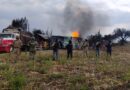 Incendio alerta a autoridades sobre predio clandestino donde almacenaban combustible.