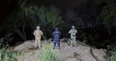 Fuerzas estatales y federales aseguran inmueble, toma clandestina y 25 mil litros de combustible en Cortazar.