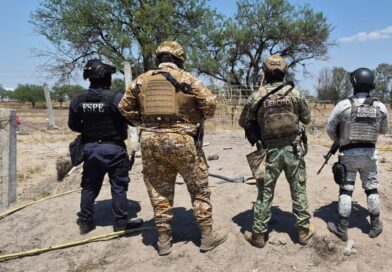 Fuerzas estatales y federales aseguran combustible y toma clandestina en Villagrán.