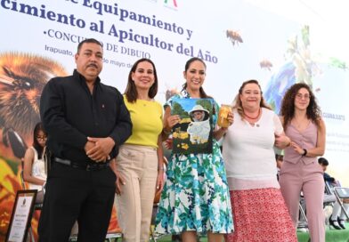 Autoridades del gobierno de Guanajuato conmemoran día mundial de las Abejas.