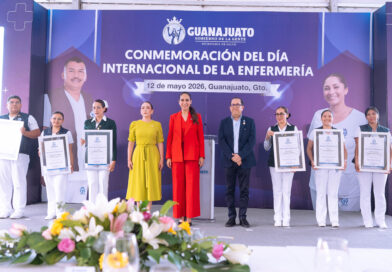 Reconoce gobernadora labor y vocación de las y los profesionales de la enfermería en Guanajuato.