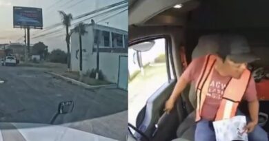Investigan a policía estatal por su probable complicidad en robo de tráiler en la León-Silao.