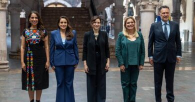 Libia Dennise y otros gobernadores panistas arropan a ultraderechista, presidenta de la Comunidad de Madrid.