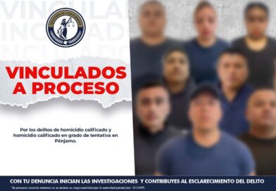 Ocho policías de Pénjamo fueron detenidos por brindar información a criminales para asesinar.
