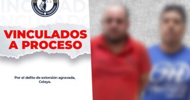 Detienen a dos sujetos por extorsionar a gente en Celaya a las cuales agregaban en grupos de redes sociales.