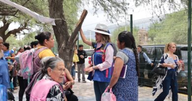 Melanie Murillo entrega obras de pavimentación, electrificación y espacios recreativos en Silao.