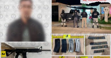 Vinculan a proceso penal a sujeto en posisión de arsenal, drogas y equipo táctico en San Felipe.