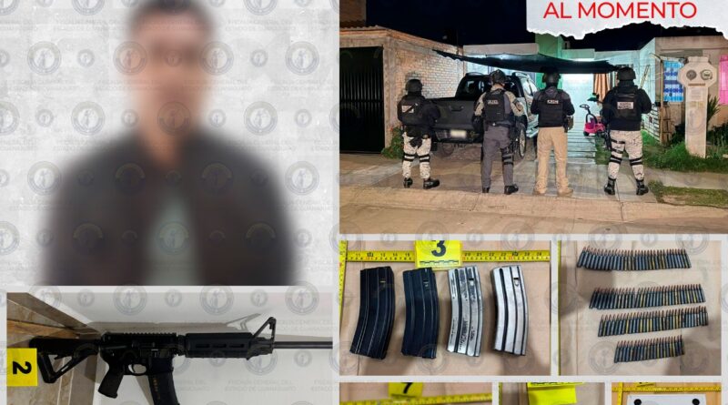 Vinculan a proceso penal a sujeto en posisión de arsenal, drogas y equipo táctico en San Felipe.