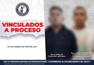 Vinculan a proceso a dos presuntos homicidas en San Miguel de Allende.
