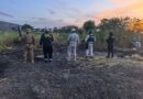 Aseguran toma clandestina y combustible almacenado en cisternas enterradas en Celaya.
