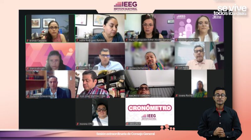 Da cumplimiento IEEG a resoluciones del INE y sanciona al Partido Verde y MC en Guanajuato.