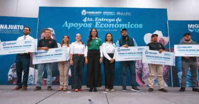 Encabeza gobernadora entrega de apoyos a migrantes deportados o en situación de retorno.
