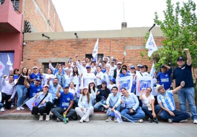 PAN Guanajuato moviliza a militantes de los 46 municipios para tener acercamiento con la ciudadanía.
