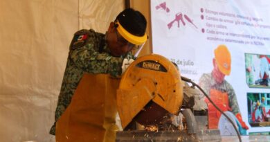 Programa de canje de armas en Guanajuato logra la destrucción de una subametralladora calibre 45.
