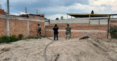 En labores de patrullaje, FSPE localiza depósito clandestino con 30 mil litros de hidrocarburo en Villagrán
