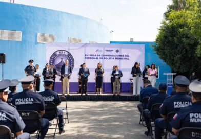 Autoridades de Silao entregan estímulos económicos a elementos de seguridad, por su desempeño y dedicación.