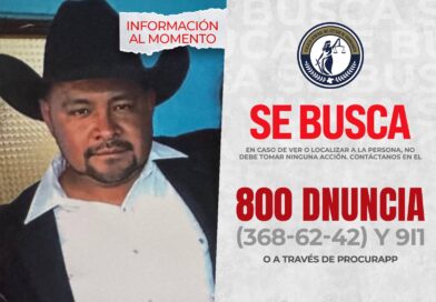 Fiscalía de Guanajuato exhorta a ciudadanía a localizar a presunto feminicida de Dolores Hidalgo.