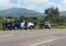 Encuentran dos cuerpos fragmentados sobre la carretera federal Yuriria-Valle de Santiago.