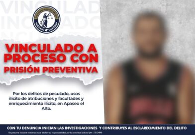 Vinculan a proceso a ex tesorero de Aspaseo el Alto por un desvío de 107 millones de pesos del erario público.