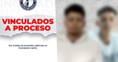 Vinculan a proceso a dos sujetos que habrían asesinado a un hombre en la ciudad de Guanajuato.