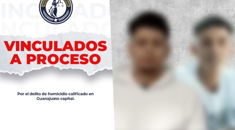 Vinculan a proceso a dos sujetos que habrían asesinado a un hombre en la ciudad de Guanajuato.