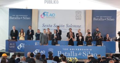 Conmemoran autoridades y ciudadanía el 166 aniversario de la Batalla de Silao, con Sesión Solemne.