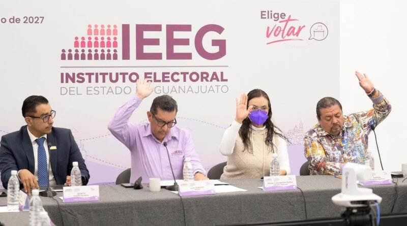Instala Instituto Electoral del Estado de Guanajuato la Comisión de Capacitación y Organización Electoral.
