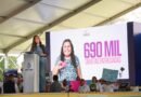 Gobernadora destaca programas para las mujeres y avances en materia de seguridad durante celebración de sus dos años de gobierno.