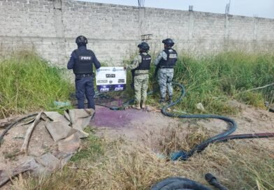 Aseguran 12 mil litros de hidrocarburo, una toma clandestina y vehículos en Villagrán.