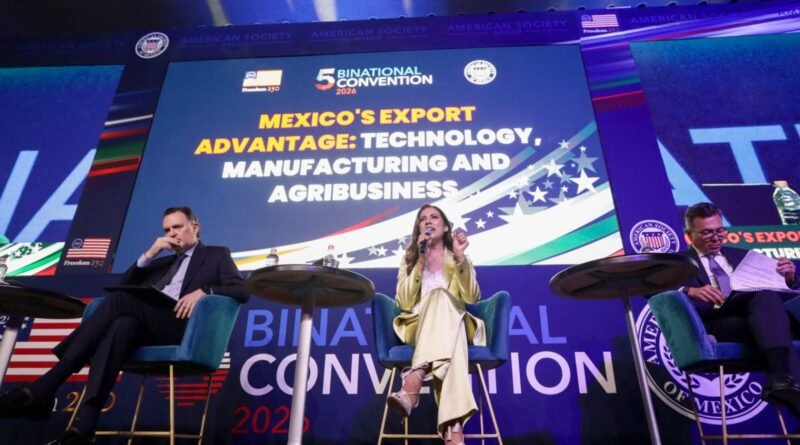 Libia Dennise participa en la Binational Convention 2026 y destaca la relación comercial entre Guanajuato y Estados Unidos.