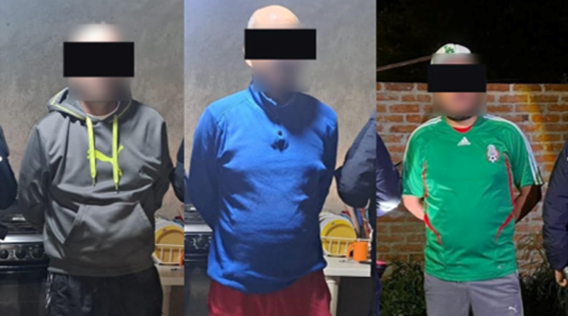 Detienen a tres personas y aseguran más de 750 cartuchos durante cateo entre León y San Felipe.