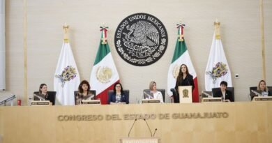 Gobernadora anuncia presentación de iniciativas de ley, durante apertura de sesiones del Congreso de Guanajuato.