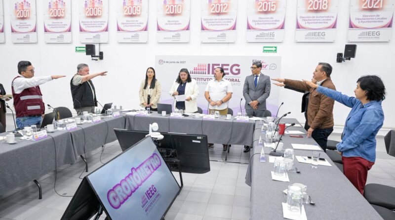Instututo Electoral de Guanajuato instala comisión de debates para el proceso electoral.