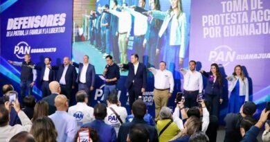 Ronden protesta defensores del PAN con la consigna de acercarse a la ciudadanía y escuchar sus necesidades