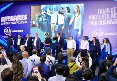 Ronden protesta defensores del PAN con la consigna de acercarse a la ciudadanía y escuchar sus necesidades