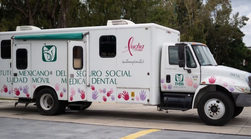 Delegación del IMSS en Guanajuato anuncia nuevas rutas del mastógrafo móvil para la prevención del cáncer de mama.