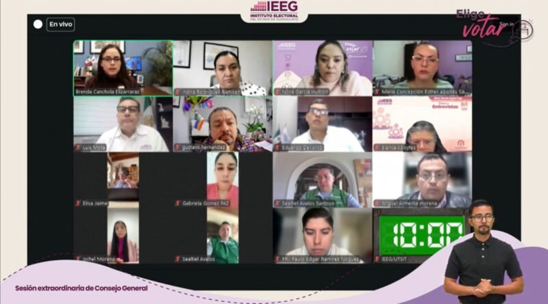 Integra IEEG consejos distritales y municipales para proceso electoral en Guanajuato.