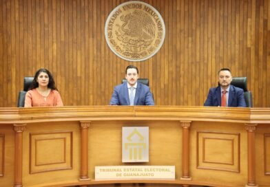 Pablo Roberto Sharpe asume como presidente del Tribunal Estatal Electoral de Guanajuato.